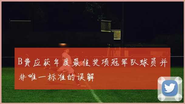 B费应获年度最佳奖项冠军队球员并非唯一标准的误解